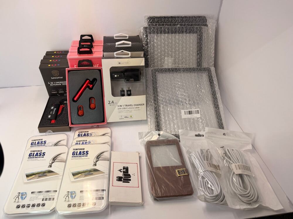 Store Closing Liquidation Lot 26pc - iPad 2 Parts Chargers Tools Glass NOS